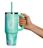 HYDRO FLASK 40 OZ ALL AROUND TRAVEL TUMBLER JELLY GREEN
