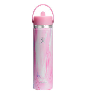 HYDRO FLASK 24 OZ WIDE FLEX STRAW CAP JELLY PINK
