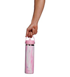 HYDRO FLASK 24 OZ WIDE FLEX STRAW CAP JELLY PINK