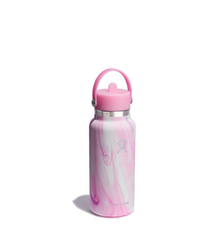 HYDRO FLASK 32 OZ WIDE FLEX STRAW CAP JELLY PINK