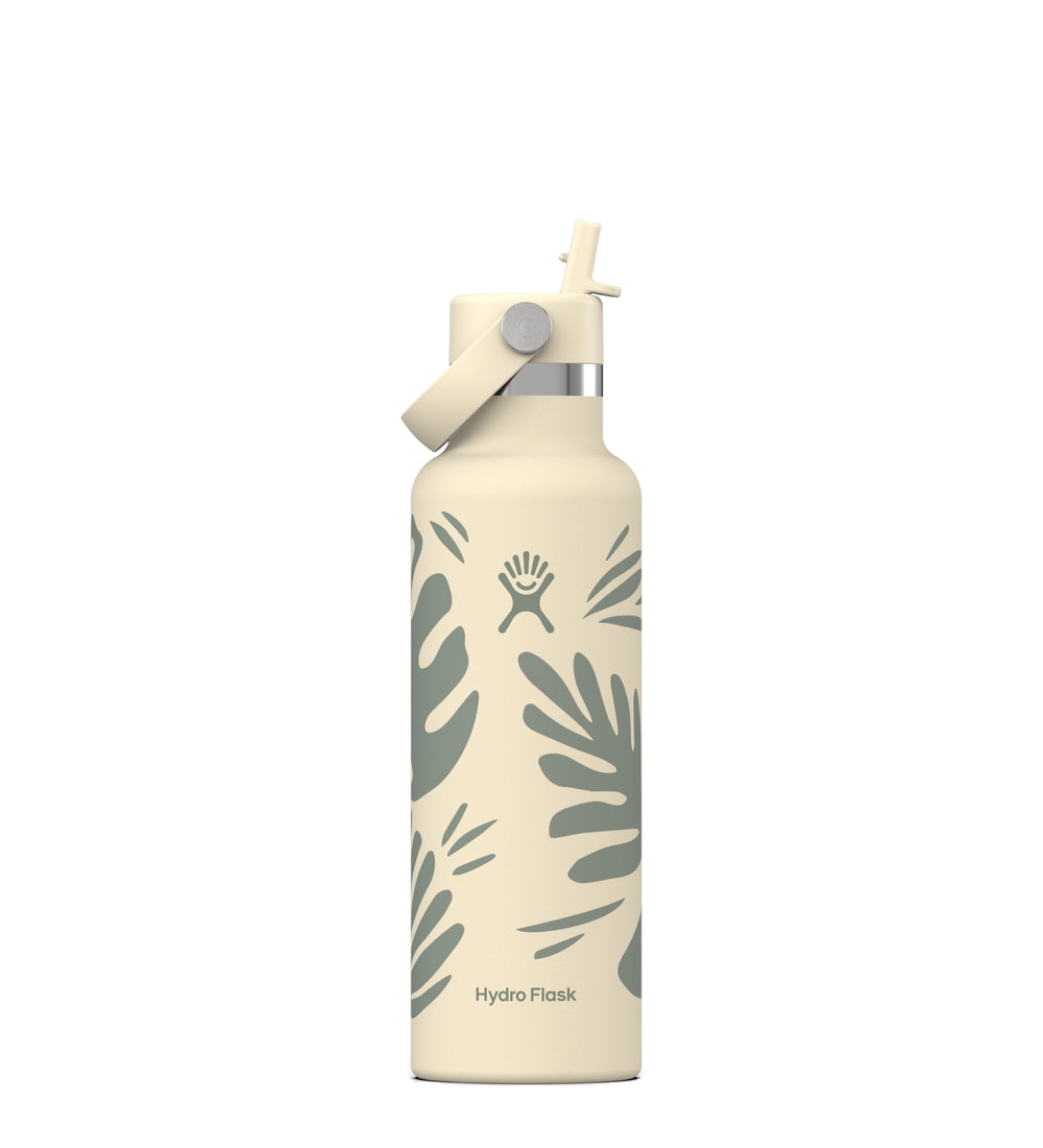Hydro Flask HYDRO FLASK 21OZ STANDARD FLEX STRAW CAP BOTANICAL BLISS COCONUT