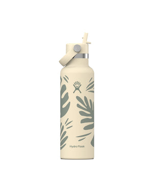 HYDRO FLASK 21OZ STANDARD FLEX STRAW CAP BOTANICAL BLISS COCONUT