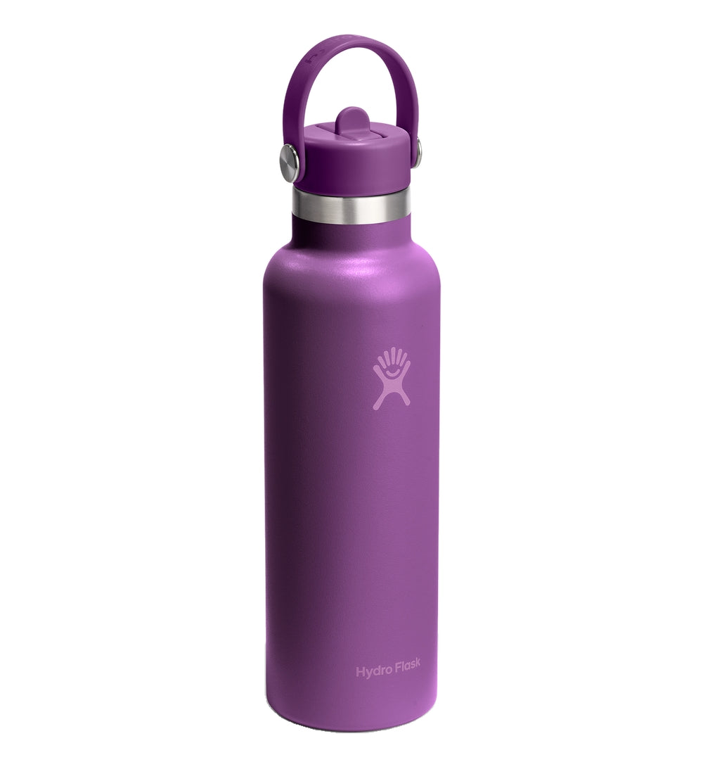Hydro Flask HYDRO FLASK 21OZ STANDARD FLEX STRAW CAP BEACHPLUM