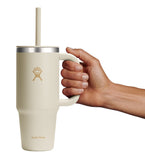 HYDRO FLASK 24OZ ALL AROUND TRAVEL TUMBLER COCONUT
