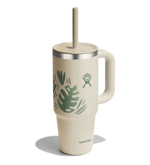 HYDRO FLASK 24OZ ALL AROUND TRAVEL TUMBLER BOTANICAL BLISS COCONUT