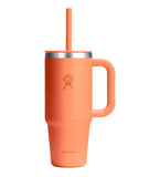 HYDRO FLASK 24OZ ALL AROUND TRAVEL TUMBLER NECTAR ORANGE