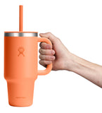 HYDRO FLASK 32OZ ALL AROUND TRAVEL TUMBLER NECTAR ORANGE