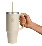 HYDRO FLASK 40OZ ALL AROUND TRAVEL TUMBLER COCONUT