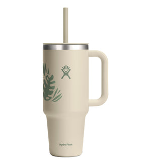 HYDRO FLASK 40OZ ALL AROUND TRAVEL TUMBLER BOTANICAL BLISS COCONUT