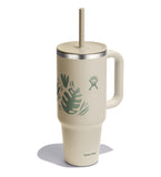 HYDRO FLASK 40OZ ALL AROUND TRAVEL TUMBLER BOTANICAL BLISS COCONUT