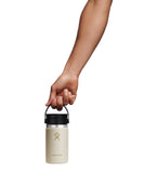 HYDRO FLASK 12OZ WIDE FLEX SIP LID COCONUT