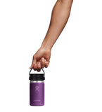 HYDRO FLASK 12OZ WIDE FLEX SIP LID BEACHPLUM