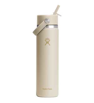 HYDRO FLASK 24OZ WIDE FLEX STRAW CAP COCONUT