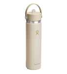 Hydro Flask HYDRO FLASK 24OZ WIDE FLEX STRAW CAP COCONUT