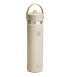 HYDRO FLASK 24OZ WIDE FLEX STRAW CAP COCONUT