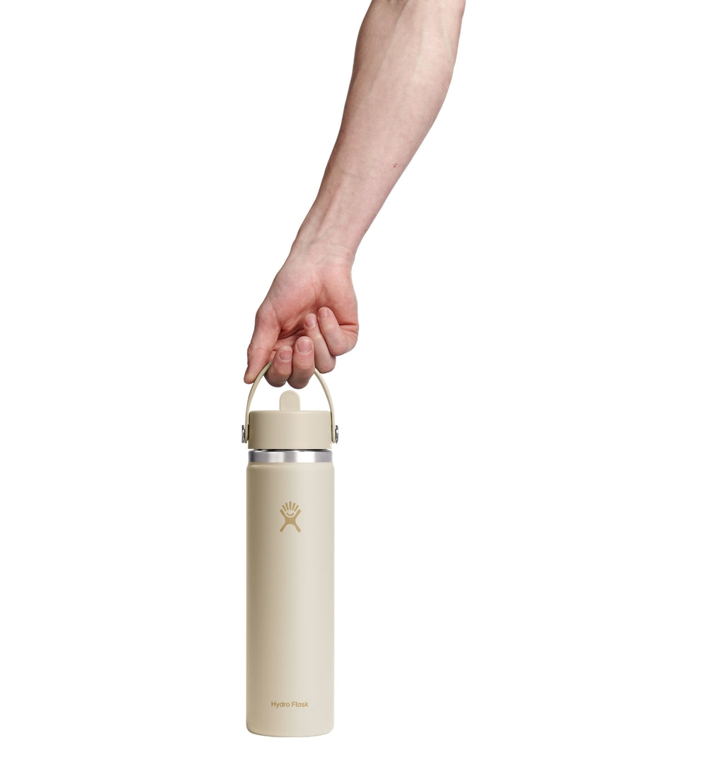 Hydro Flask HYDRO FLASK 24OZ WIDE FLEX STRAW CAP COCONUT