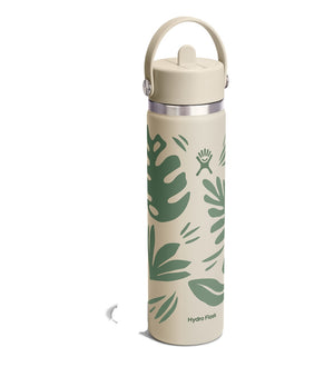 HYDRO FLASK 24OZ WIDE FLEX STRAW CAP BOTANICAL BLISS COCONUT