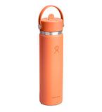 HYDRO FLASK 24OZ WIDE FLEX STRAW CAP NECTAR ORANGE