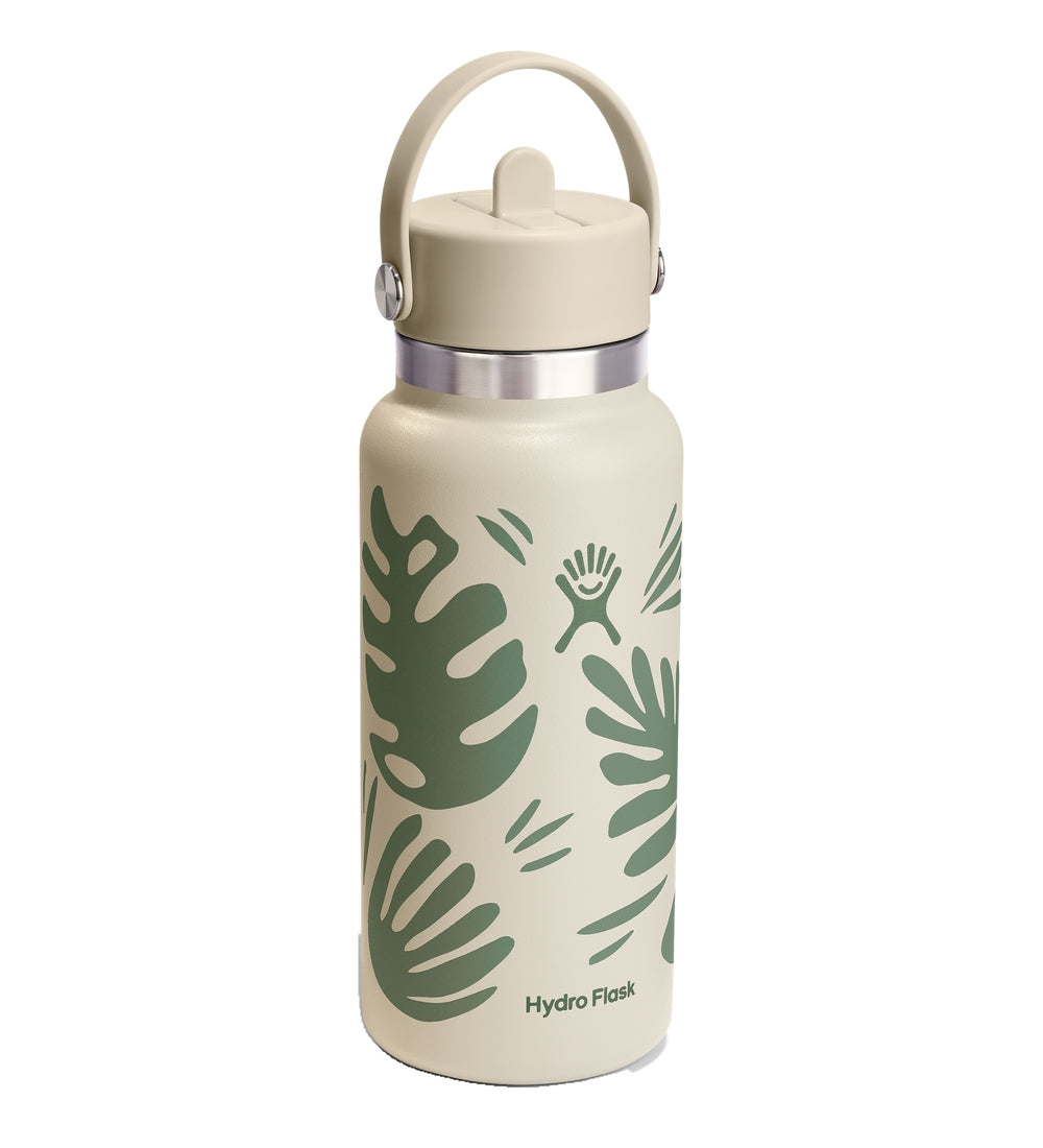 Hydro Flask HYDRO FLASK 32OZ WIDE FLEX STRAW CAP BOTANICAL BLISS