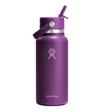 HYDRO FLASK 32OZ WIDE FLEX STRAW CAP BEACHPLUM PU