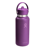 HYDRO FLASK 32OZ WIDE FLEX STRAW CAP BEACHPLUM PU