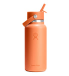 Hydro Flask HYDRO FLASK 32OZ WIDE FLEX STRAW CAP NECTAR ORANGE