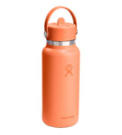 Hydro Flask HYDRO FLASK 32OZ WIDE FLEX STRAW CAP NECTAR ORANGE