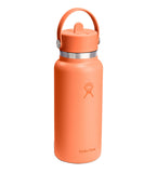 HYDRO FLASK 32OZ WIDE FLEX STRAW CAP NECTAR ORANGE