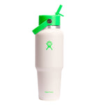 Hydro Flask Neongreen 32Oz Travel Bottle Ivory