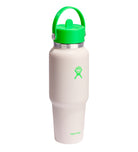 Hydro Flask Neongreen 32Oz Travel Bottle Ivory