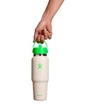 Hydro Flask Neongreen 32Oz Travel Bottle Ivory