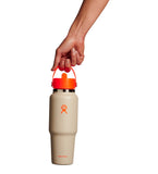 Hydro Flask 32Oz Travel Bottle Oat Neonorange