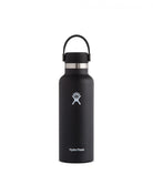HYDRO FLASK 18 oz Black Standard Mouth