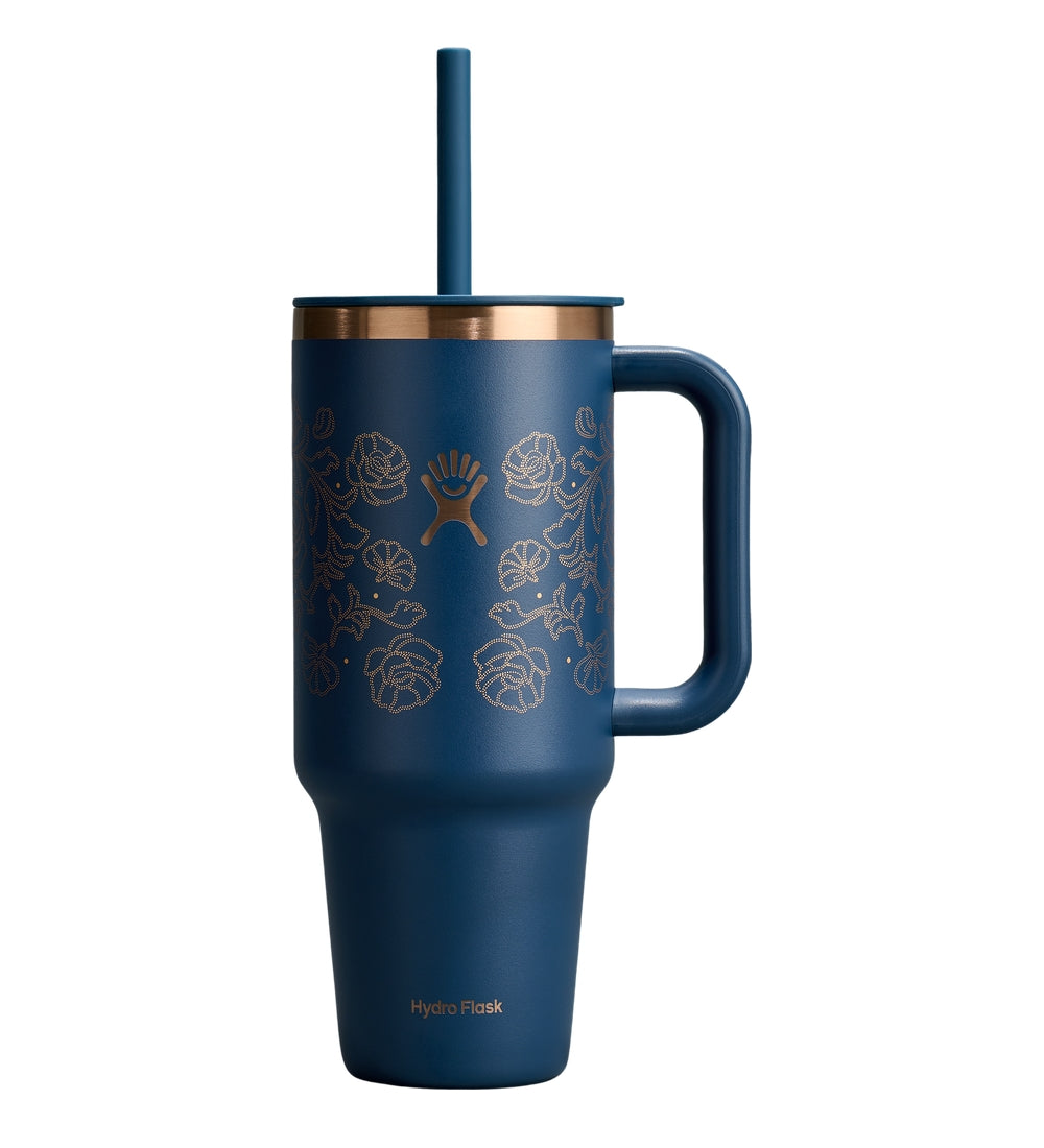 Hydro Flask HYDRO FLASK 400Z ALL AROUND TRAVEL TUMBLER DARK BLUE