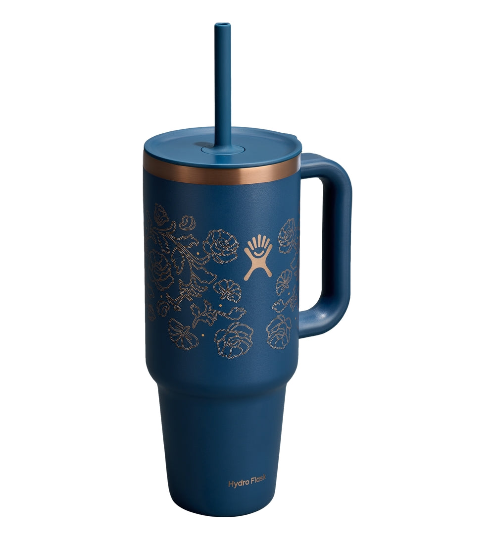 Hydro Flask HYDRO FLASK 400Z ALL AROUND TRAVEL TUMBLER DARK BLUE