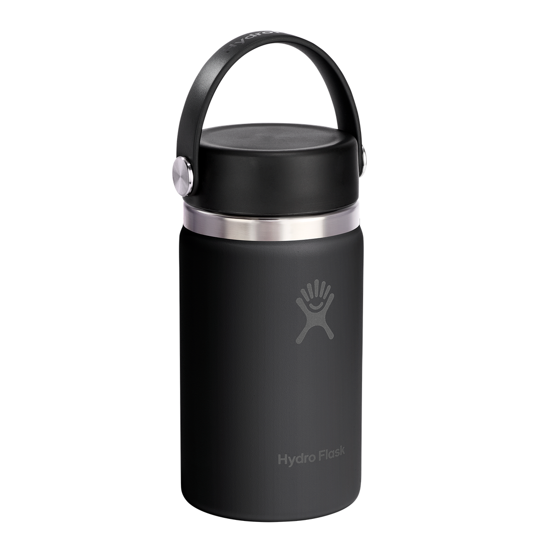 Hydro Flask 12oz Wide Flex Cap Black