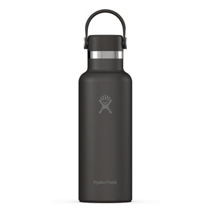 HYDRO FLASK 18OZ STANDARD FLEX CAP BLACK