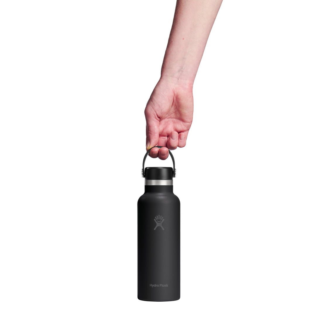 Hydro Flask HYDRO FLASK 18OZ STANDARD FLEX CAP BLACK