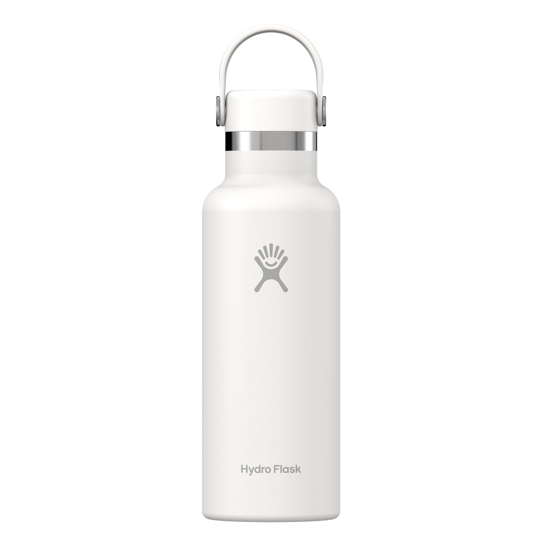 Hydro Flask HYDRO FLASK 18OZ STANDARD FLEX CAP WHITE