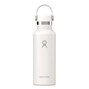 HYDRO FLASK 18OZ STANDARD FLEX CAP WHITE