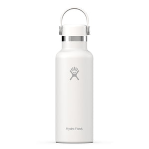 HYDRO FLASK 18OZ STANDARD FLEX CAP WHITE