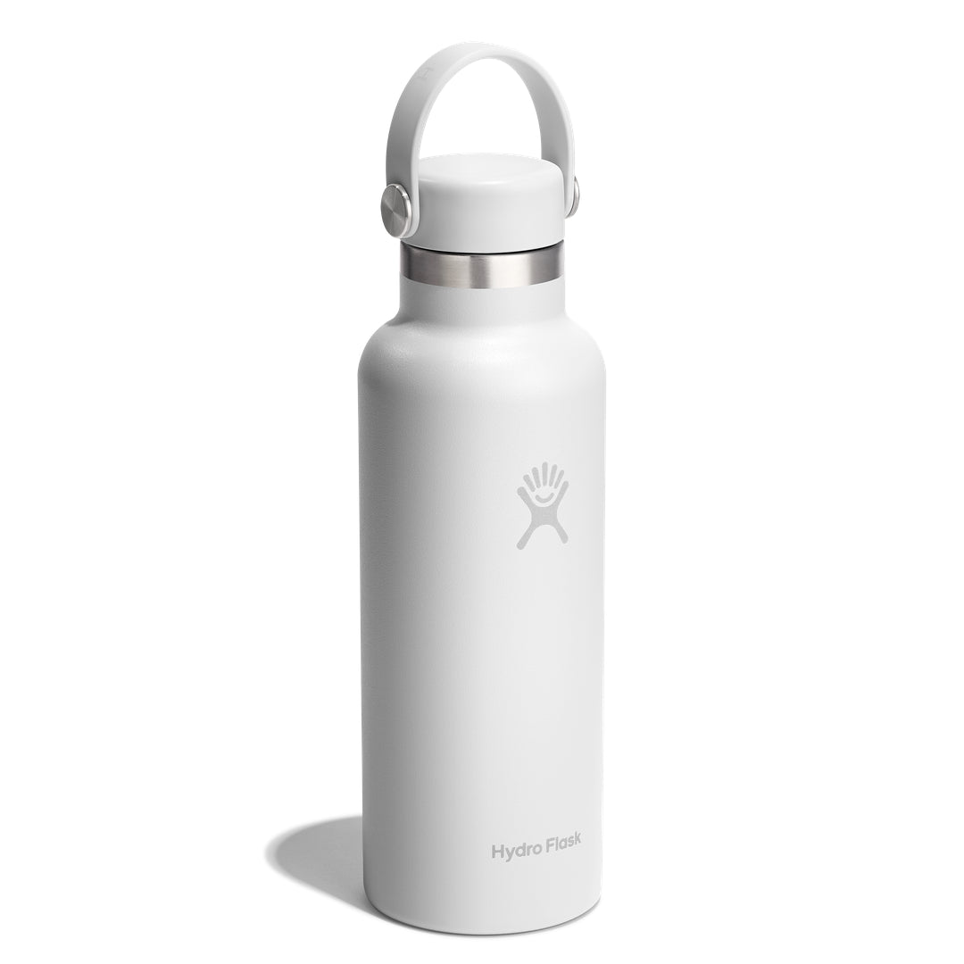 Hydro Flask HYDRO FLASK 18OZ STANDARD FLEX CAP WHITE