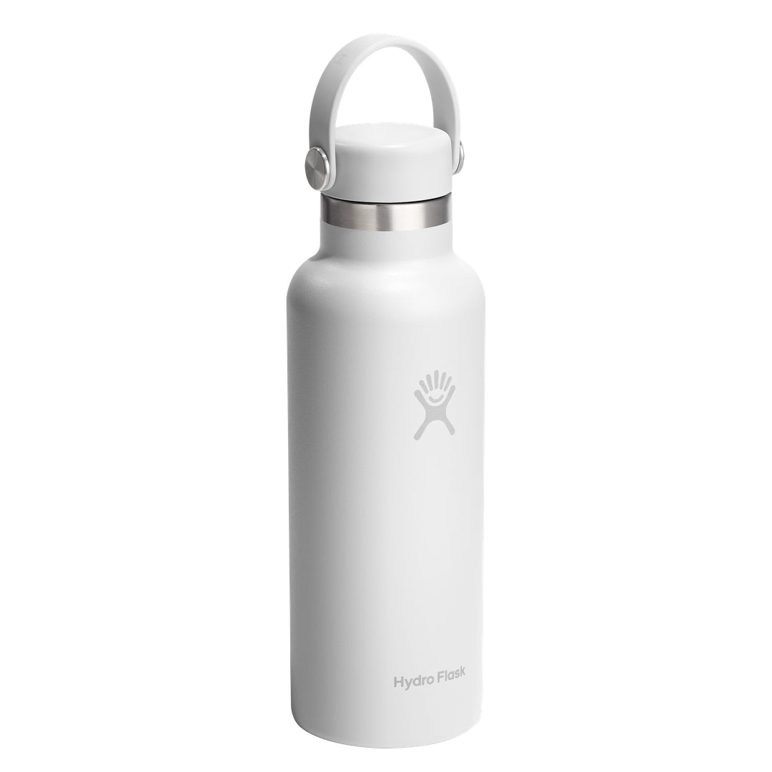 Hydro Flask HYDRO FLASK 18OZ STANDARD FLEX CAP WHITE