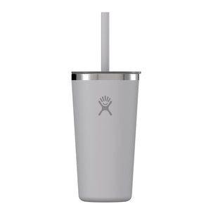 HYDRO FLASK 20OZ TUMBLER CLEAR STRAW LID BIRCH
