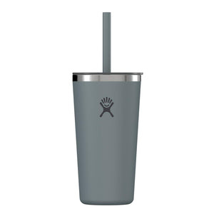 HYDRO FLASK 20OZ TUMBLER CLEAR STRAW LID SHALE GRAY