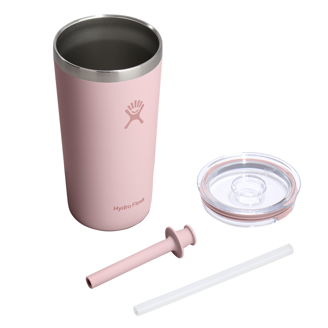 Hydro Flask HYDRO FLASK 20OZ TUMBLER CLEAR STRAW LID TRILLIUM