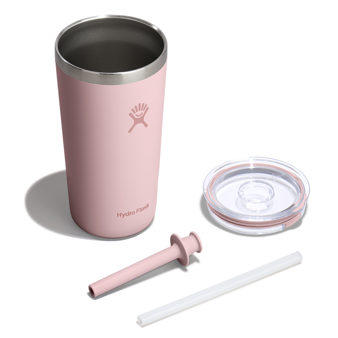 Hydro Flask HYDRO FLASK 20OZ TUMBLER CLEAR STRAW LID TRILLIUM