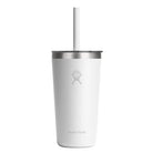 Hydro Flask HYDRO FLASK 20OZ TUMBLER CLEAR STRAW LID WHITE