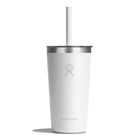 Hydro Flask HYDRO FLASK 20OZ TUMBLER CLEAR STRAW LID WHITE