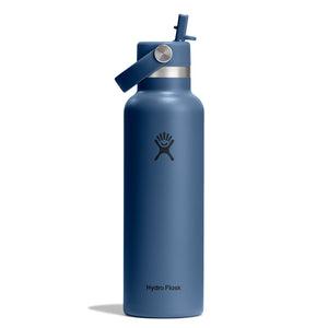 HYDRO FLASK 21OZ STANDARD FLEX STRAW CAP HARBOR BLUE